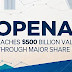 openai-reacpects-$-500-billion-vallation-through-major-sale